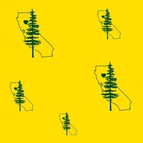 California Tree in Yellow