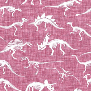 dinosaur bones // rose linen