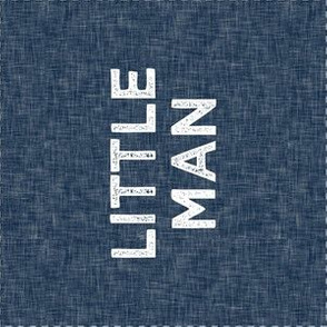 6" Little Man Quilt Block with cut lines (90)