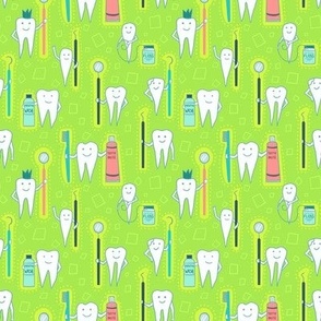 Dental Hygienists Tools on citrine