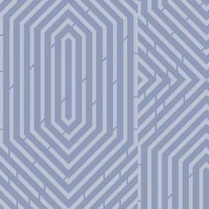 Labyrinth Geometric in Periwinkle