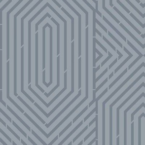 Labyrinth Geometric in Grey