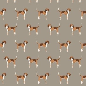 foxhound fabric - american foxhound -khaki