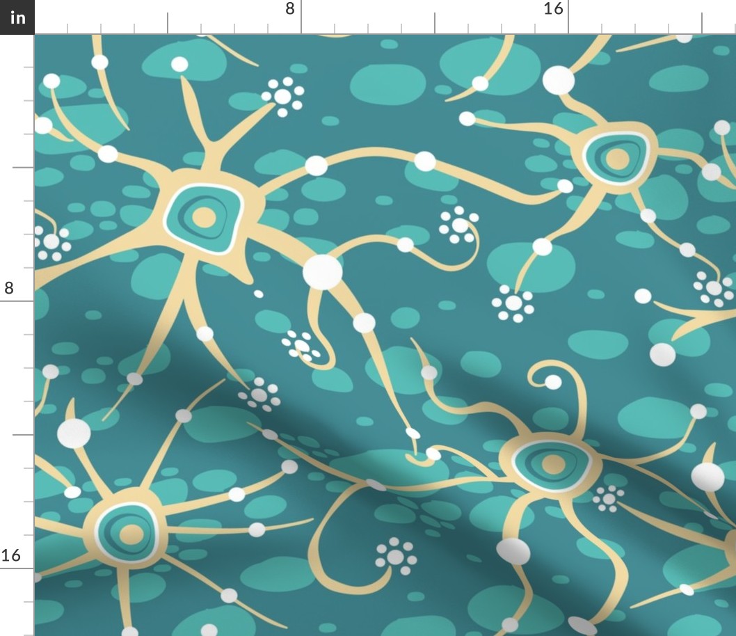 neural network teal | large
