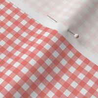 Coral Gingham Co ordinate