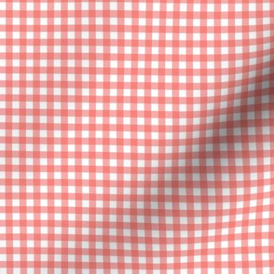 Coral Gingham Co ordinate