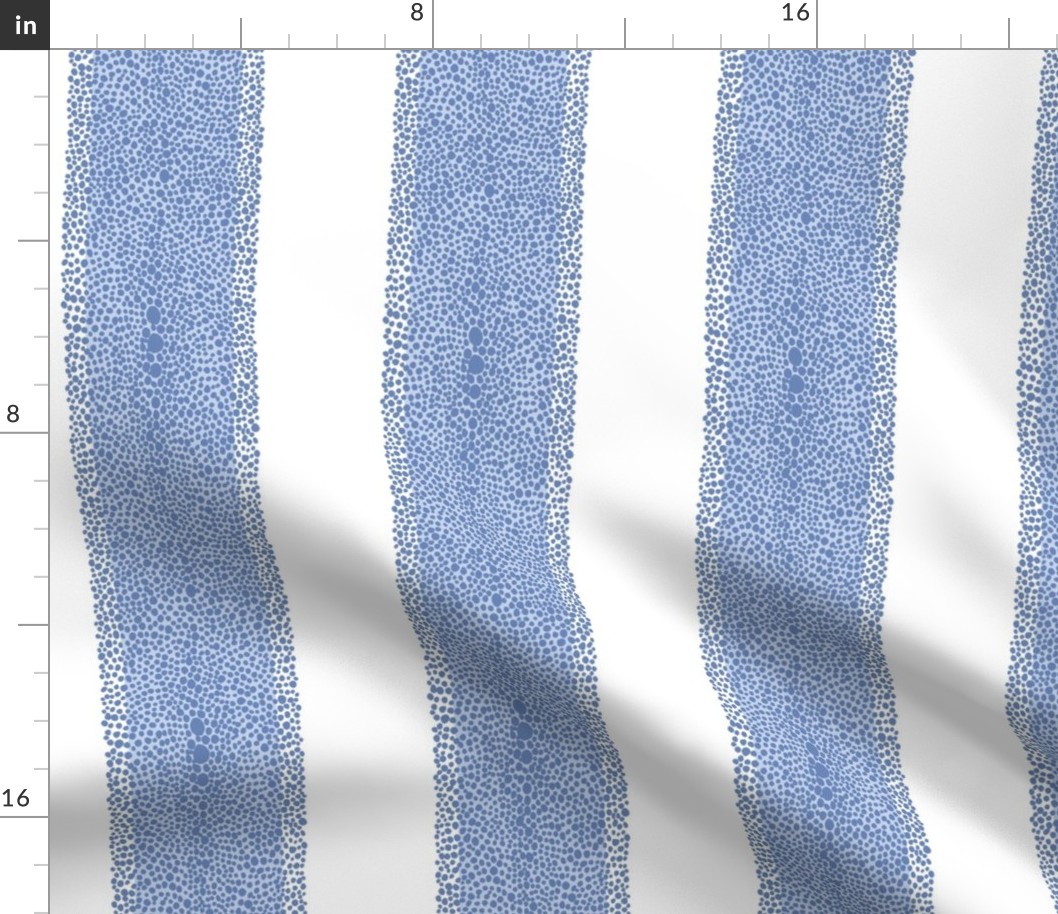 shagreen stripe custom white reverse light blue and blue willow