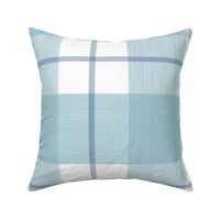 Double Buffalo Plaid Reverse Aqua and Ble