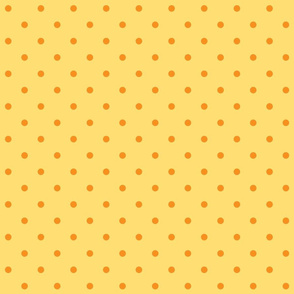 Chick Chick Yellow Polka dots