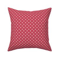 Chick Chick Red and White polka Dots
