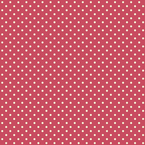 Chick Chick Red and White polka Dots