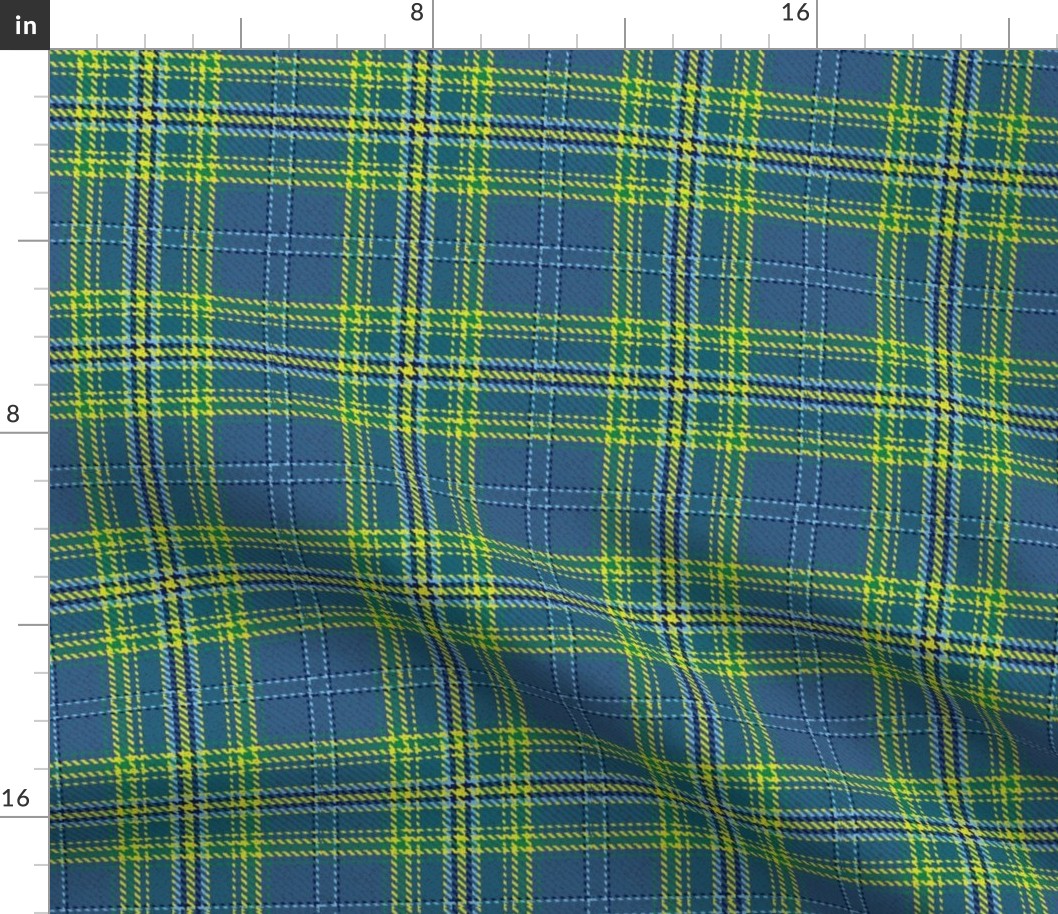 All Ireland Tartan Blue Varietion