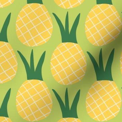 Fancy Fruit: Pineapple Yellow & Green