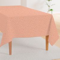 Peach Pink Leopard Print Animal Print