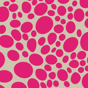 pebbles - hot pink