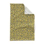 Yellow and Grey Leopard Spots Print - Animal Print