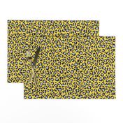 Yellow and Grey Leopard Spots Print - Animal Print