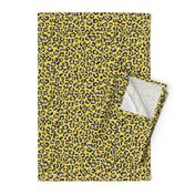 Yellow and Grey Leopard Spots Print - Animal Print