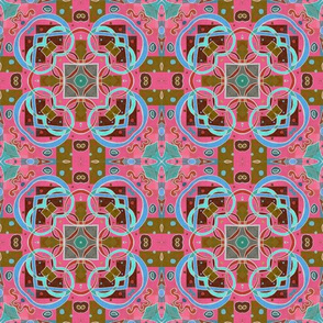 Payson Abstract Quilt, Pink