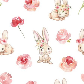 rabbit floral