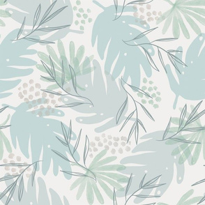 Simple Leafy Palm Print_2