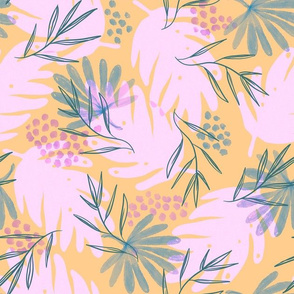 Simple Leafy Palm Print_5