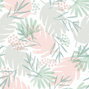 Simple Leafy Palm Print_6