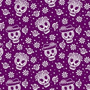 Sugar Skulls Purple