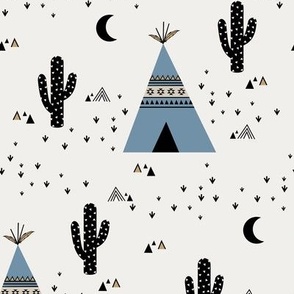 Dusty Blue Teepee