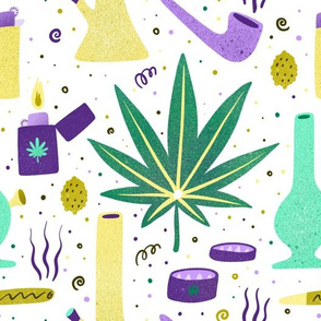 #38 medium scale / cartoon marijuana stuff 