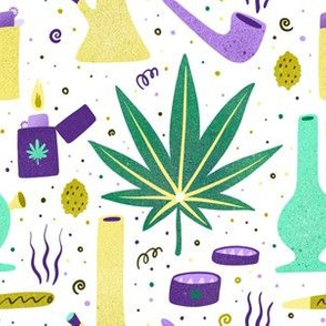 #41 small scale / cartoon marijuana stuff 
