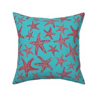 Starfish Coral Turquoise