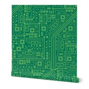 Robot Circuit Board (Green)