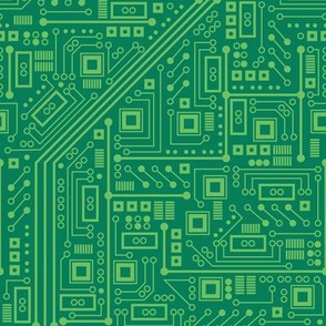 Robot Circuit Board (Green)