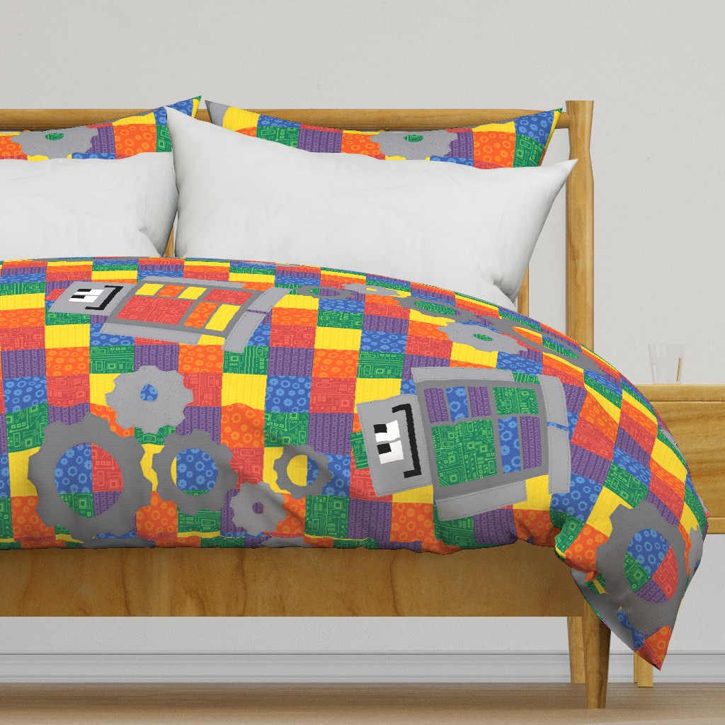 Bots for Tots Cheater Quilt
