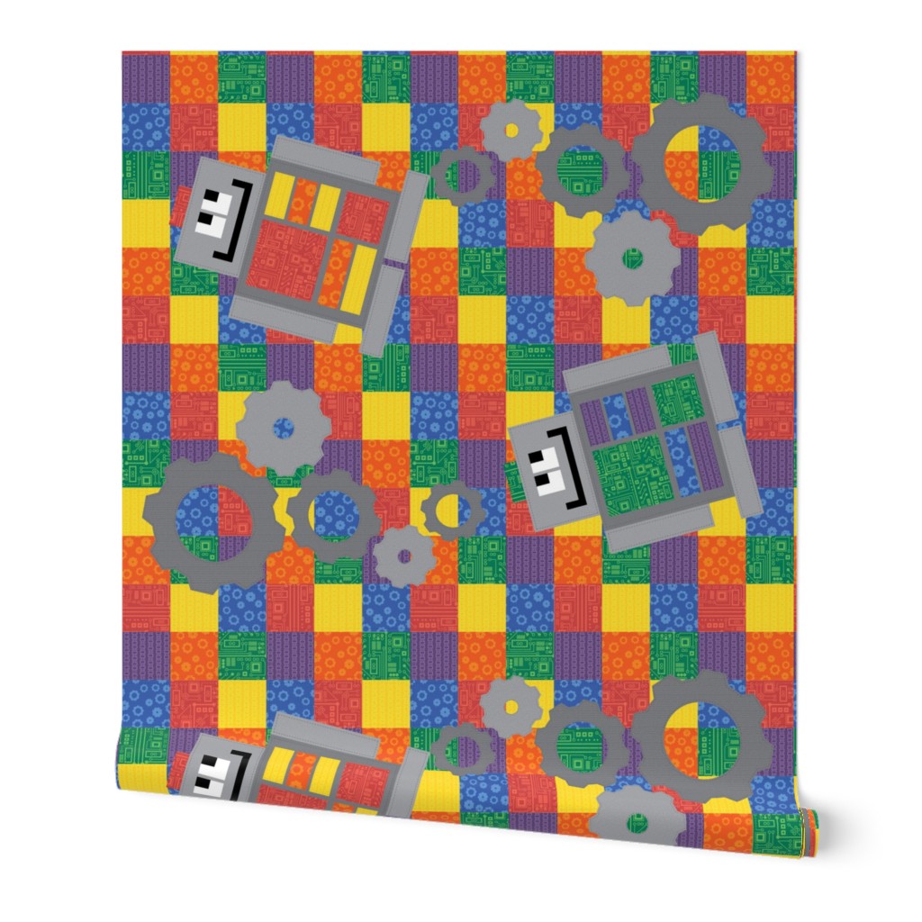 Bots for Tots Cheater Quilt