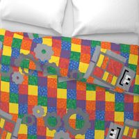 Bots for Tots Cheater Quilt