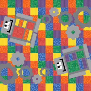 Bots for Tots Cheater Quilt