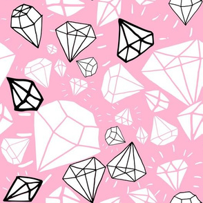 Edgy Diamonds - Pink