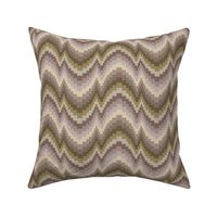 Bargello in Muted Gray Browns