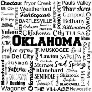 Oklahoma cities, white