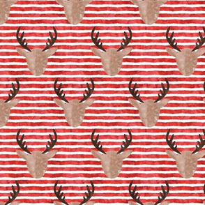 reindeer - red stripes - LAD20