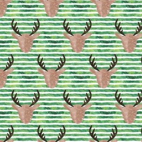 reindeer - green stripes - LAD20