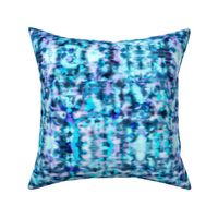 Abalone Abstract in Aqua and Purple with Texture - medium