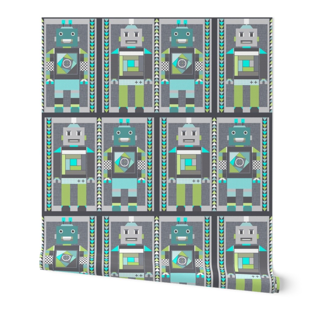 robot quilt smaller scale