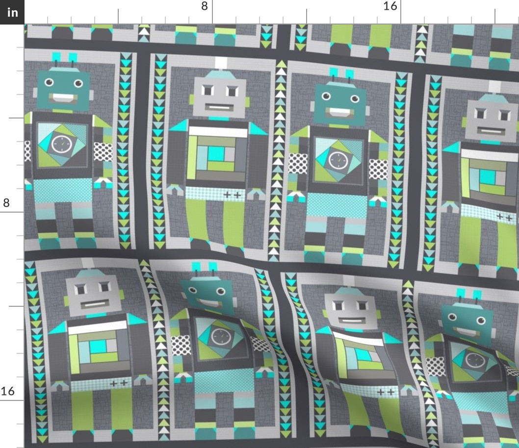 robot quilt smaller scale