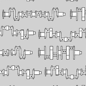 Crankshafts - B&W on light grey