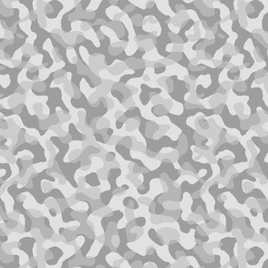 ★ GROOVY CAMO ★ Light Neutral Gray - Tiny Scale / Collection : Disruptive Patterns – Camouflage Prints