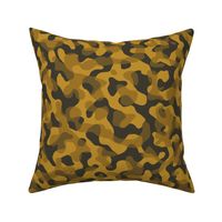 ★ GROOVY CAMO ★ Golden Mustard Yellow - Medium Scale / Collection : Disruptive Patterns – Camouflage Prints