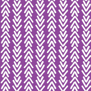 purple mudcloth arrows
